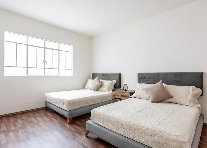 Apartment Luxury 3br Roma Norte - Wifi- Laundry- Sleeps 10 Mexico City